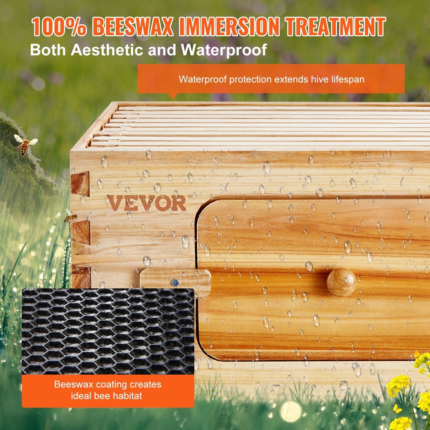 Bee hive starter kit assembled view