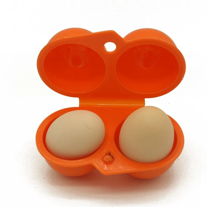 Plastic Container Two Eggs Box - view 2