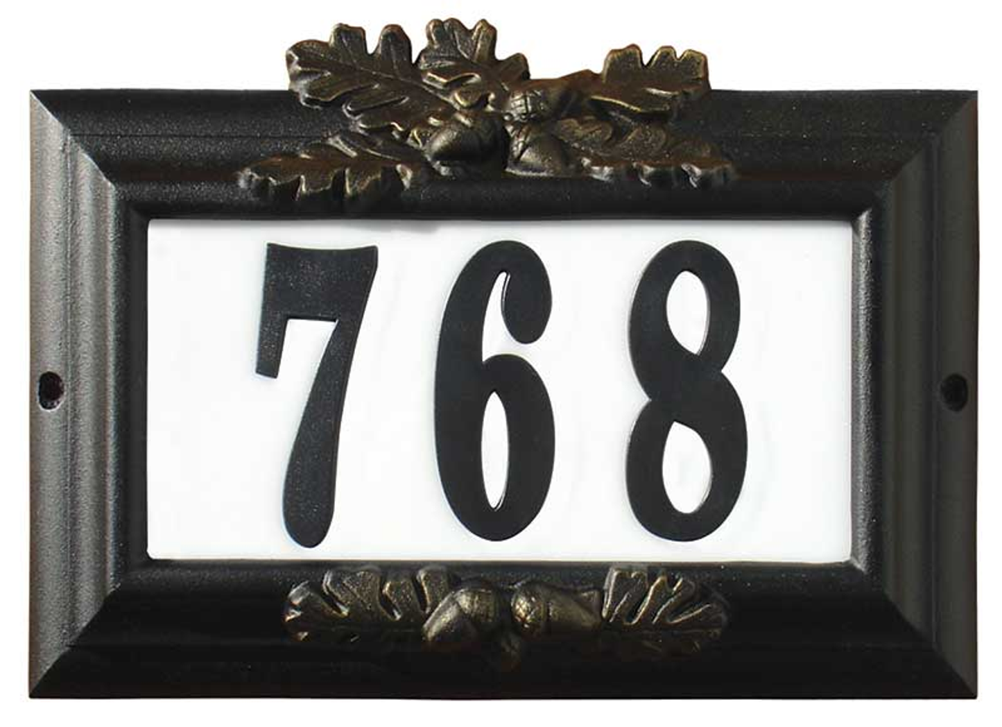 Edgewood Lighted Address Plaque