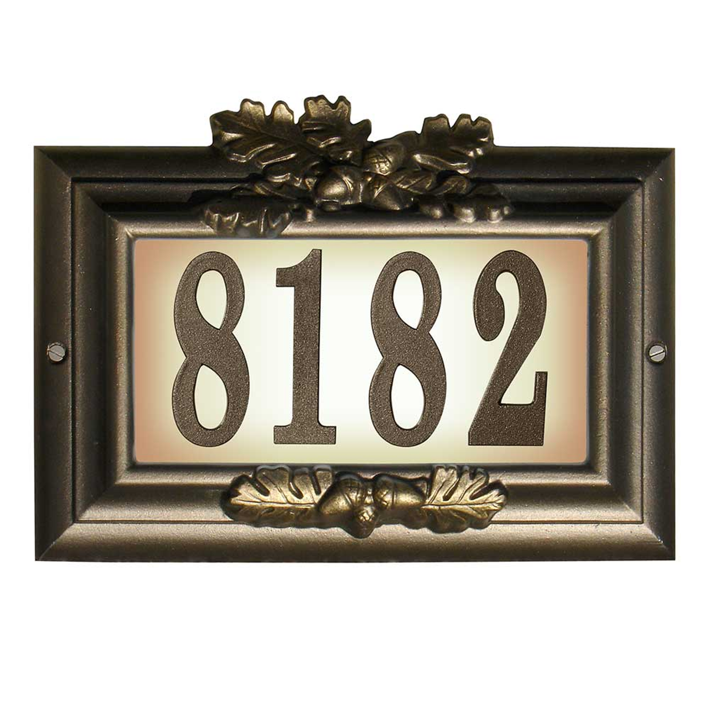 Edgewood Lighted Address Plaque