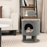 Mini cat condo bed in Gray