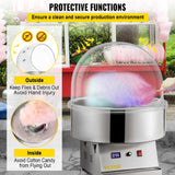 Clear Cotton Candy Machine Shield scale view, cotton candy machine shield