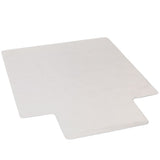 Close-up of the transparent PVC surface texture