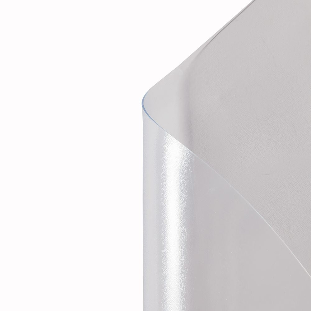 Clear PVC Office Chair Mat feature highlight. clear pvc office chair mat