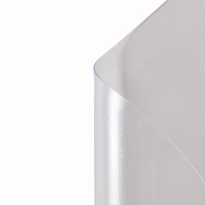 Clear PVC Office Chair Mat feature highlight. clear pvc office chair mat