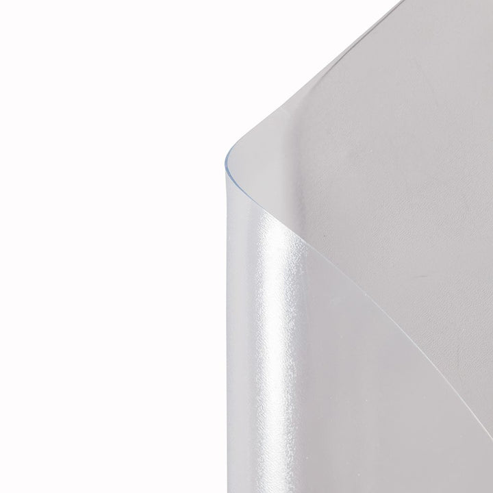 Clear PVC Office Chair Mat feature highlight. clear pvc office chair mat