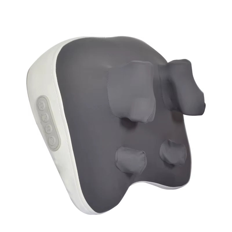 Shiatsu massager in gray color option