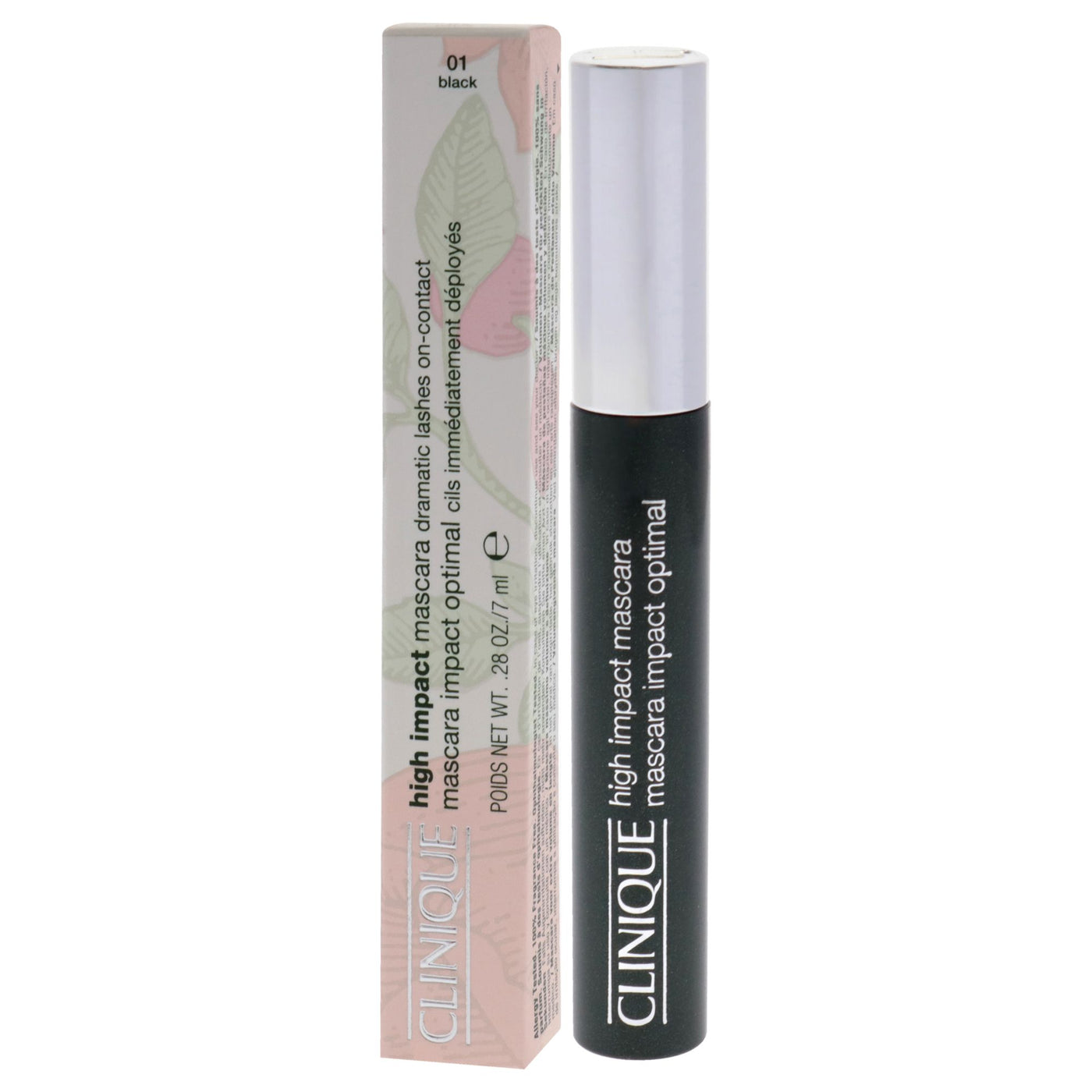 Clinique High Impact Black Mascara close-up swatch and detail