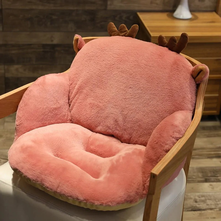 Cushion shown on a dining chair instead of an office chair