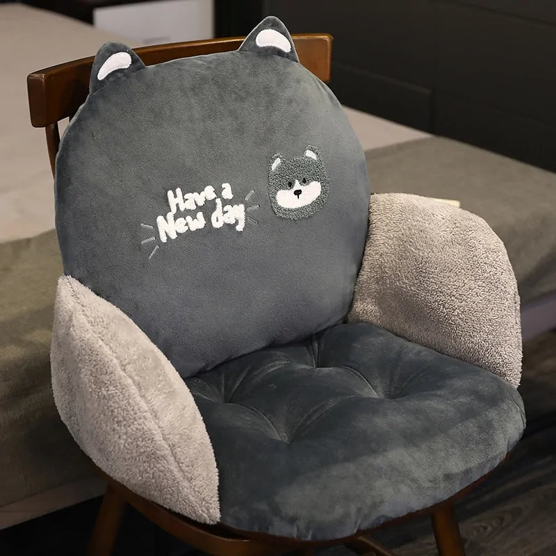 Cushion shown in an alternate color and fabric