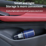 Compact 120W Handheld Vacuum Cleaner in use