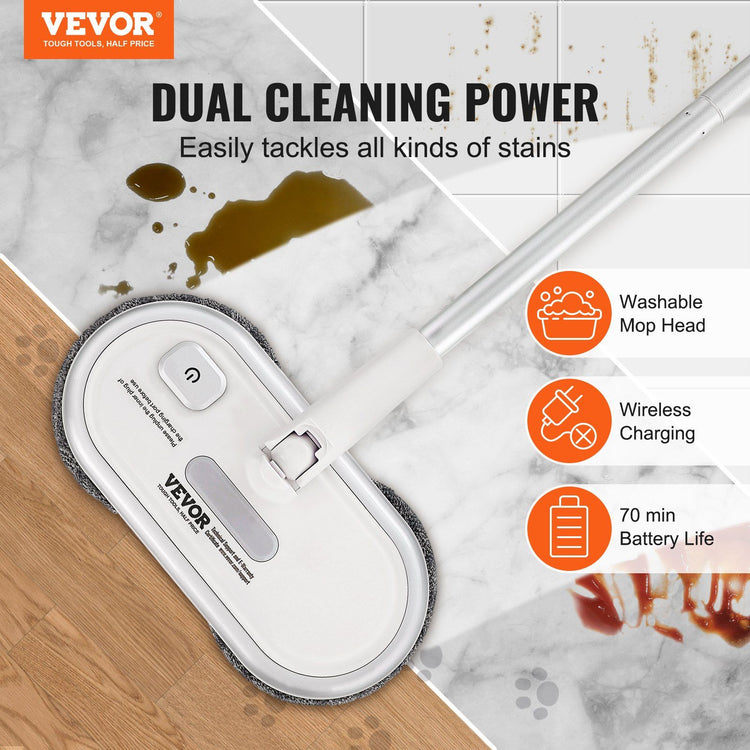 Arbasa Cordless Electric Spin Mop Cleaner detail close-up