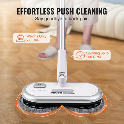 Arbasa Cordless Electric Spin Mop Cleaner in-use view