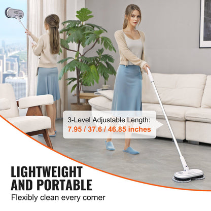 Arbasa Cordless Electric Spin Mop Cleaner size reference view
