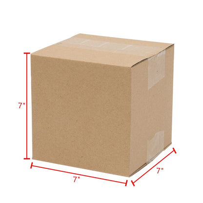 corrugated shipping boxes 6x4x4 pack folded down for storage