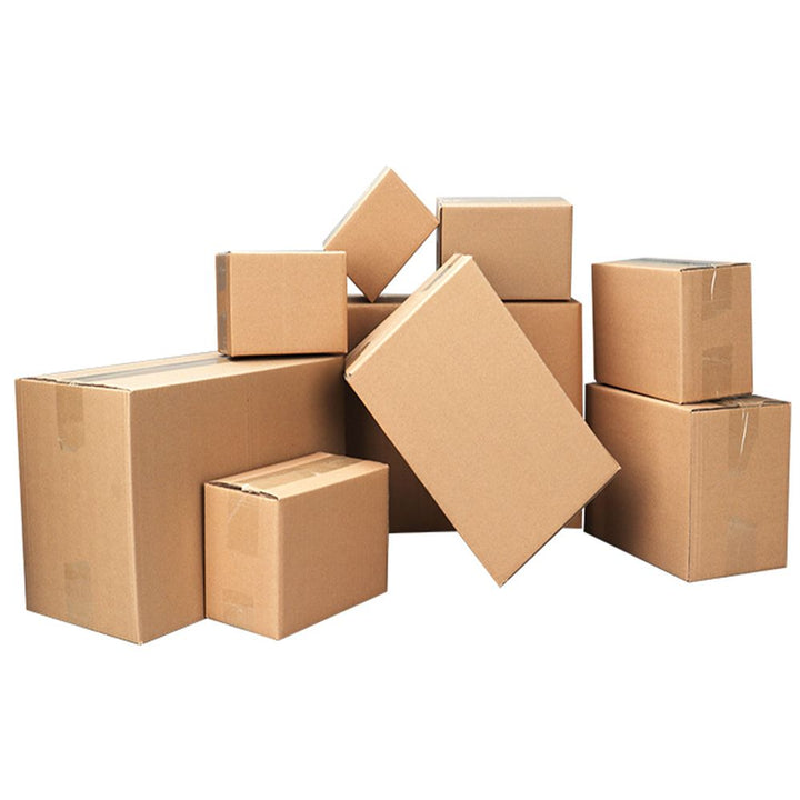 corrugated shipping boxes 6x4x4 pack open box showing inside corrugated flute