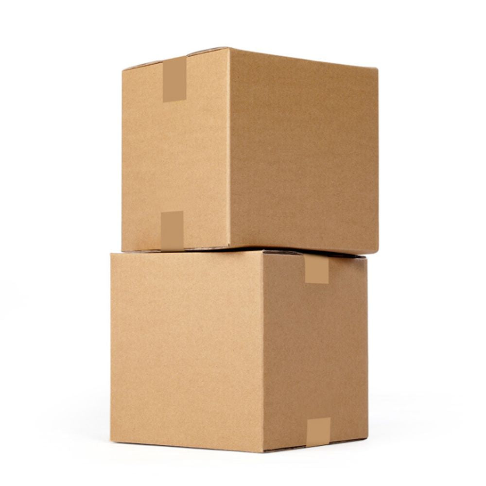 corrugated shipping boxes 6x4x4 pack flat profile and side fold