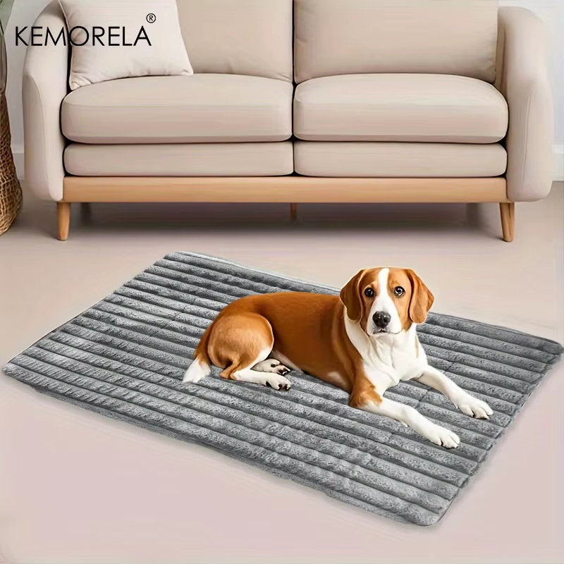 CozyPaws soft dog bed mat with plush surface, top view