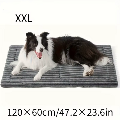 CozyPaws dog bed mat folded for travel