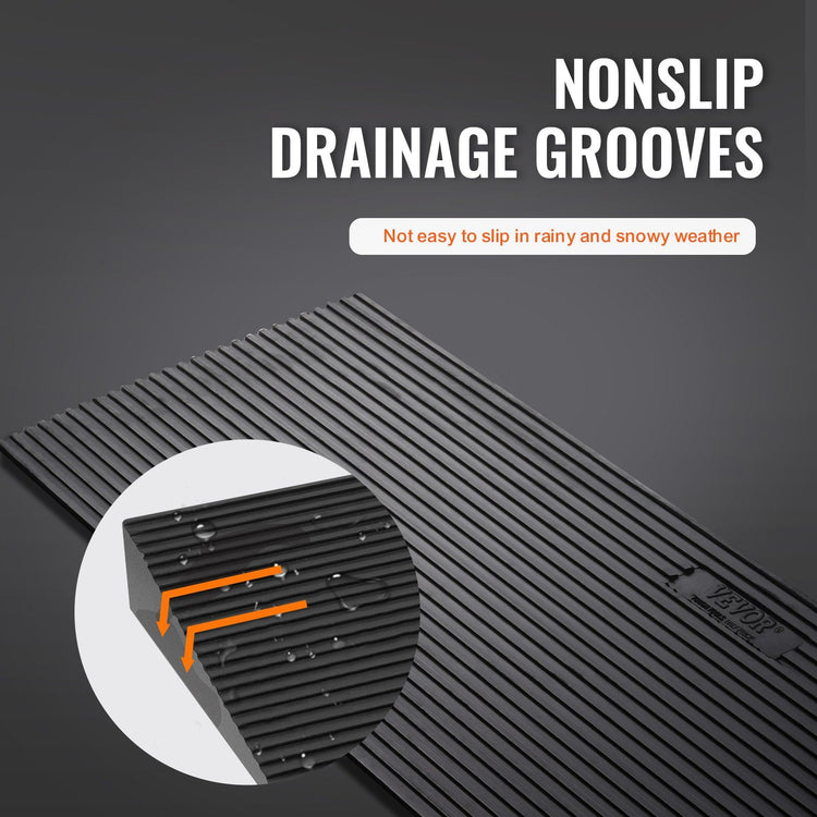Cuttable Threshold Ramp 35.4 Inch Non-Slip Rubber3