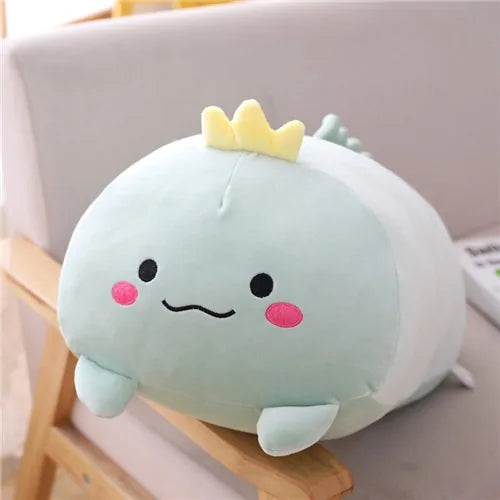 Detail of the stitching along the plush's seams