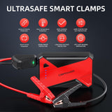 DBPOWER 1000A Portable Jump Starter side angle view