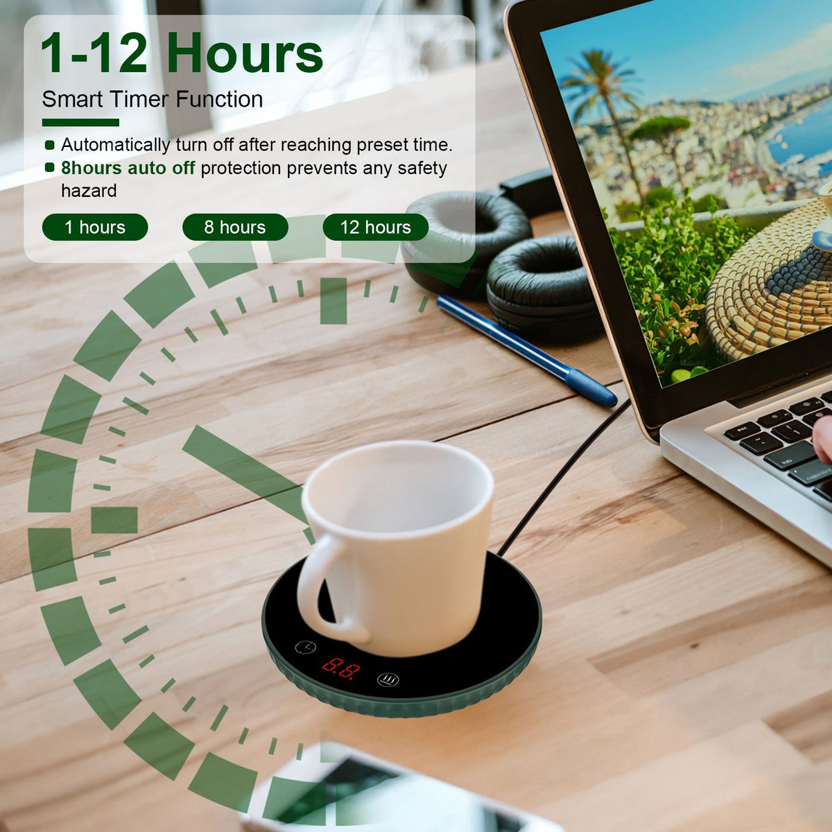 Desktop Electric Coffee Cup Warmer4
