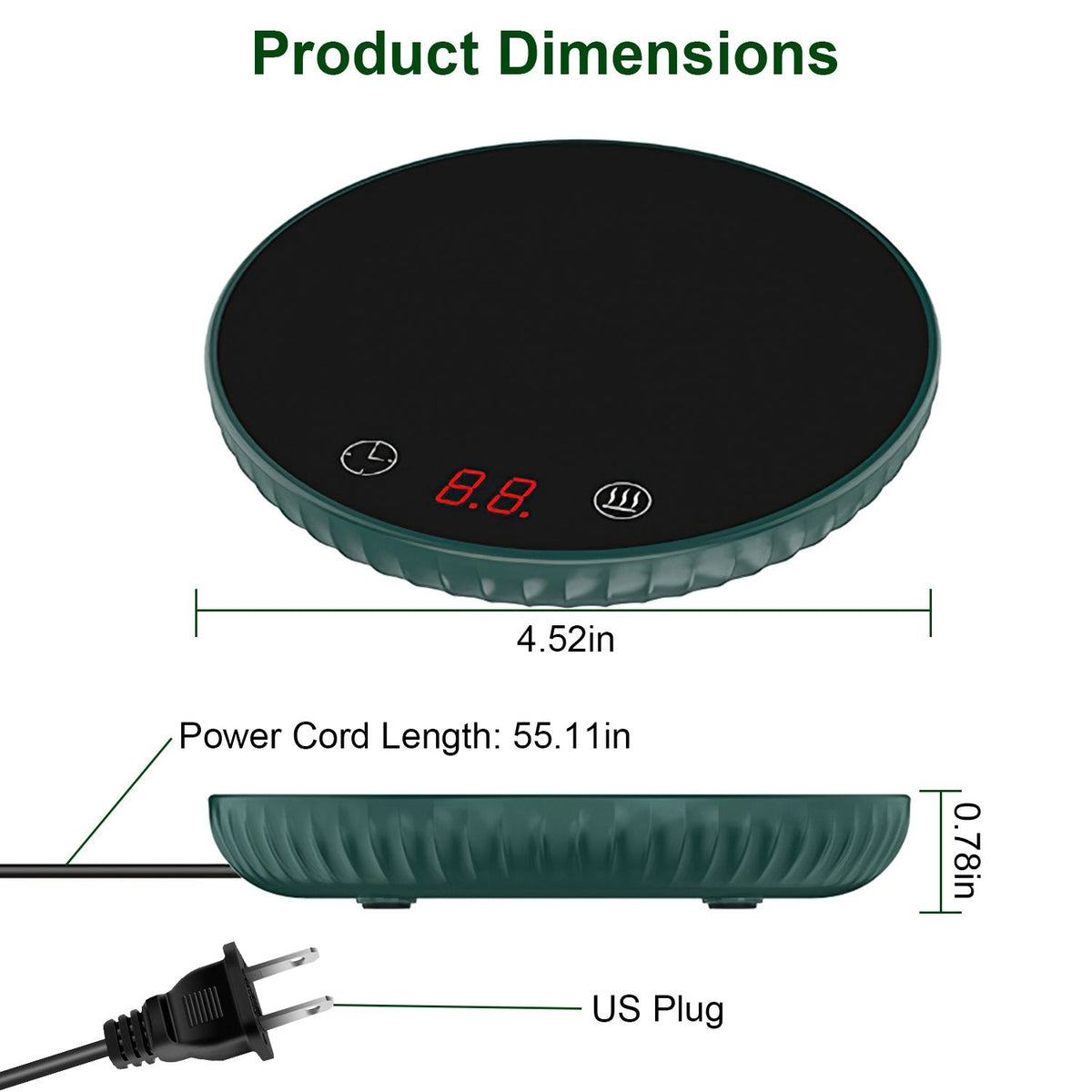Desktop Electric Coffee Cup Warmer7