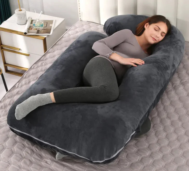 Detachable G-Shaped Velvet Waist Pillow10