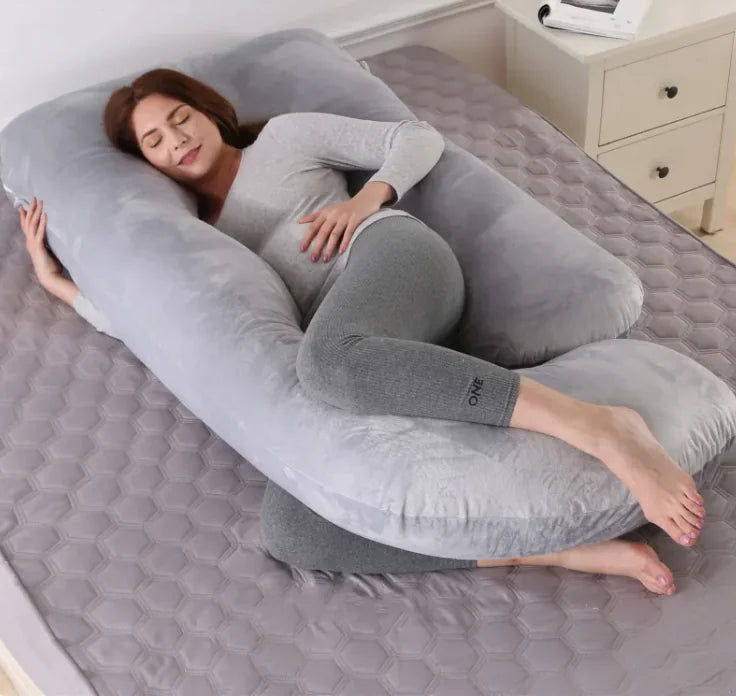 Detachable G-Shaped Velvet Waist Pillow12