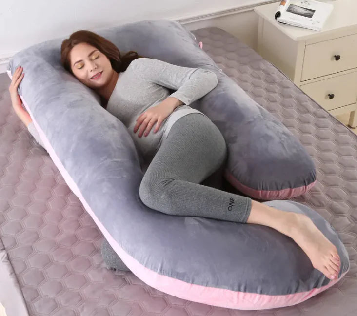Detachable G-Shaped Velvet Waist Pillow13