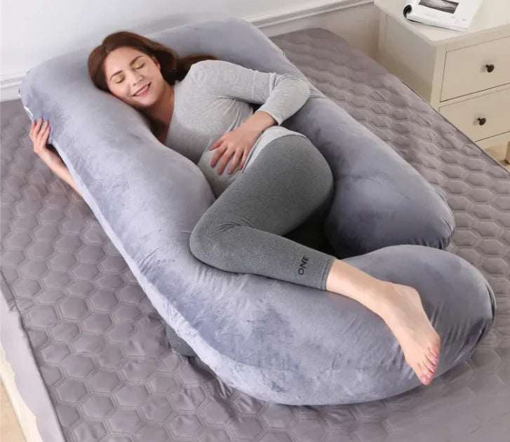 Detachable G-Shaped Velvet Waist Pillow16