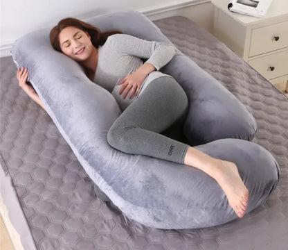 Detachable G-Shaped Velvet Waist Pillow16