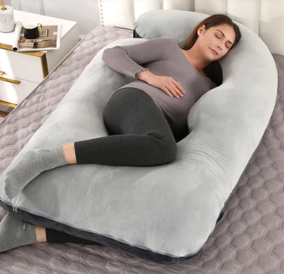 Detachable G-Shaped Velvet Waist Pillow17