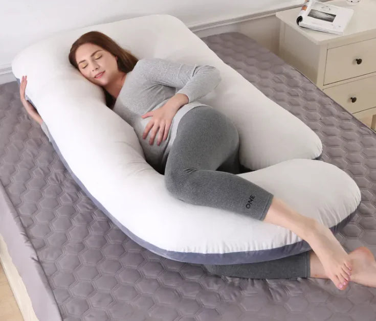 Detachable G-Shaped Velvet Waist Pillow2