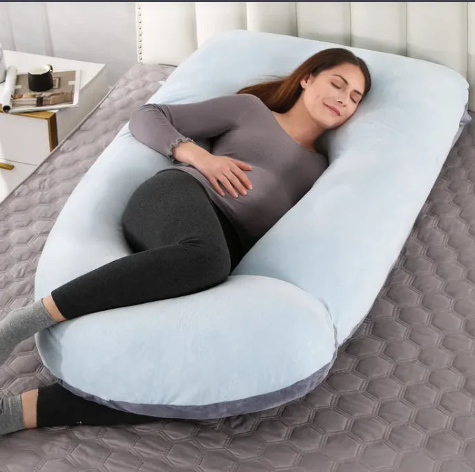 Detachable G-Shaped Velvet Waist Pillow20