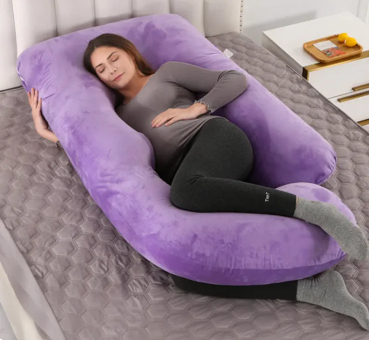 Detachable G-Shaped Velvet Waist Pillow21