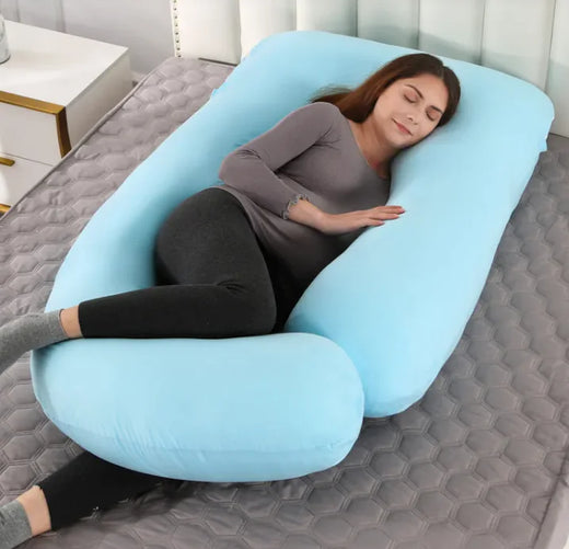 Waist pillow shown on an office chair for posture support