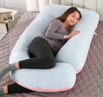 Detachable G-Shaped Velvet Waist Pillow7