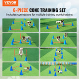Dog Agility Cones & Rods Set detail view 2