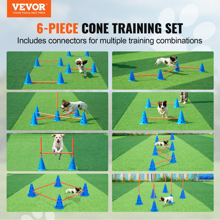 Dog Agility Cones & Rods Set detail view 2