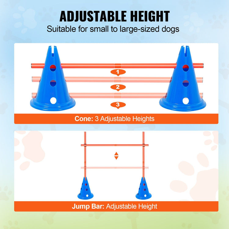 Dog Agility Cones & Rods Set detail view 4