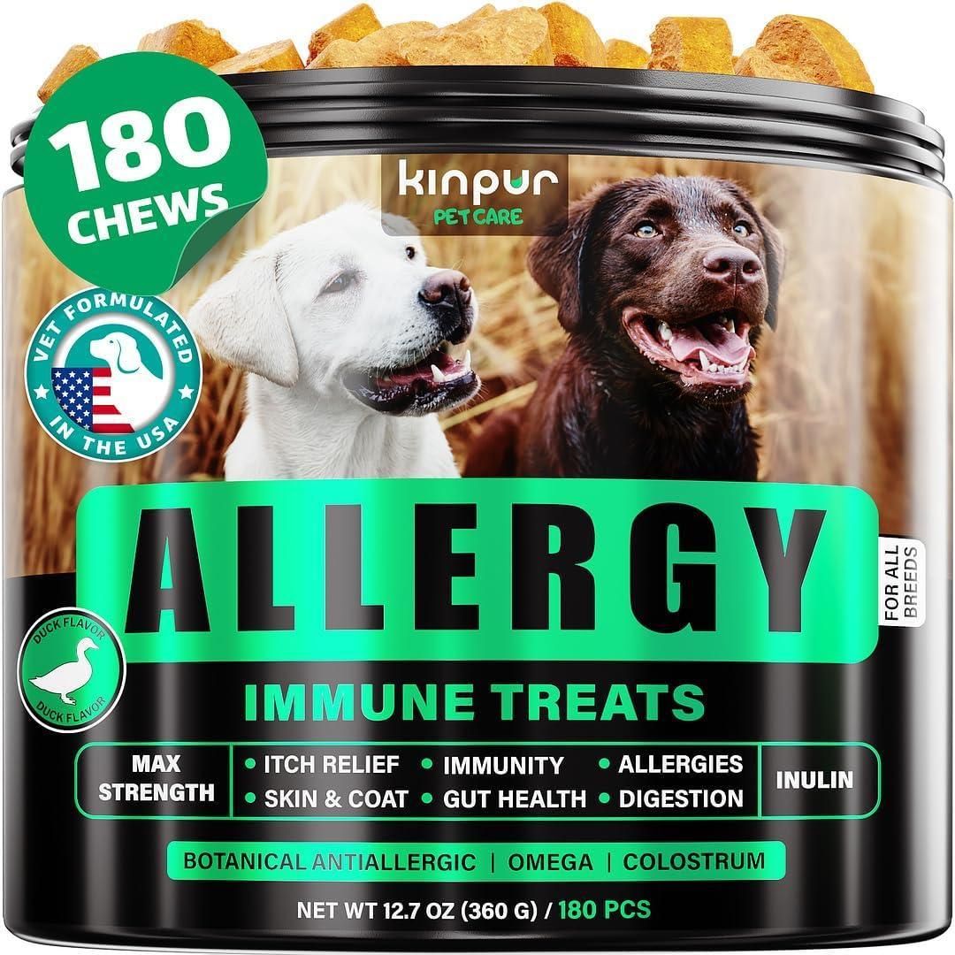 Dog allergy relief chews main product photo