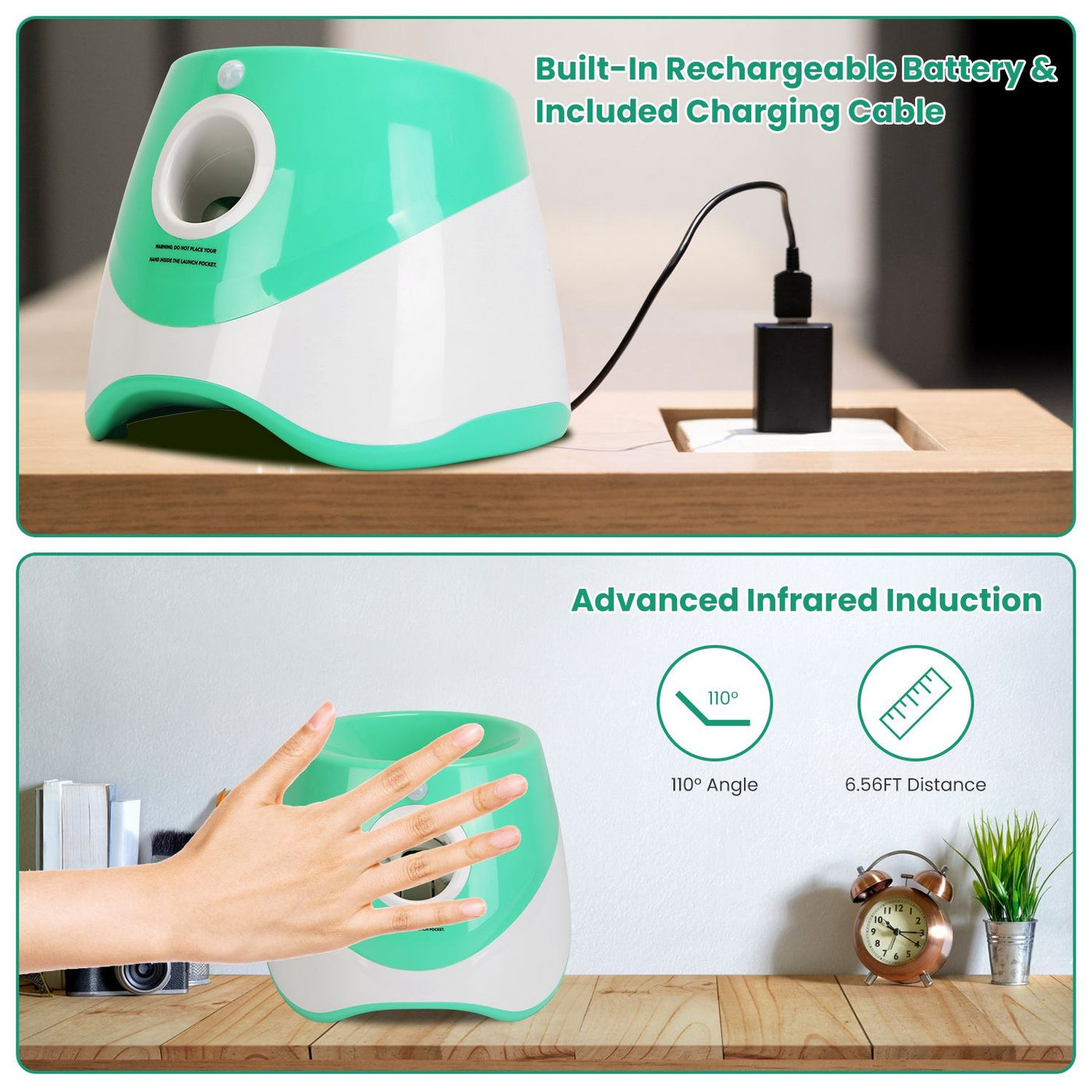 Dog ball launcher included play balls