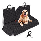 Waterproof dog car rear seat cover protector, full view