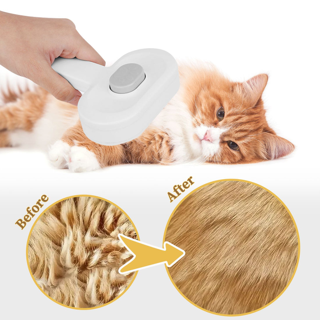 Dog Cat Grooming Brush Tool 5