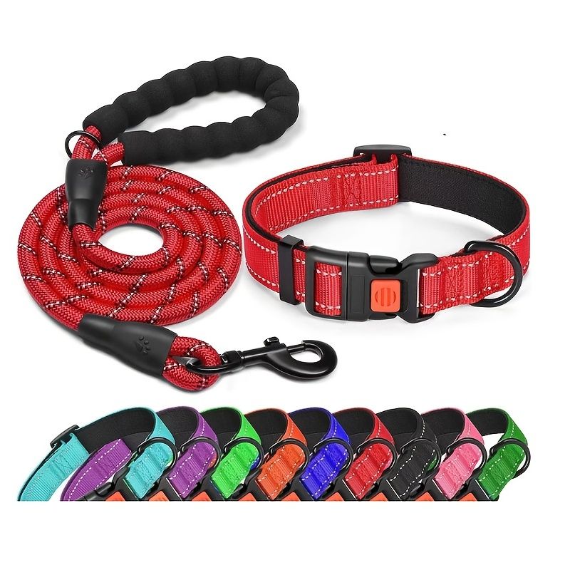 No pull dog harness training vest in red