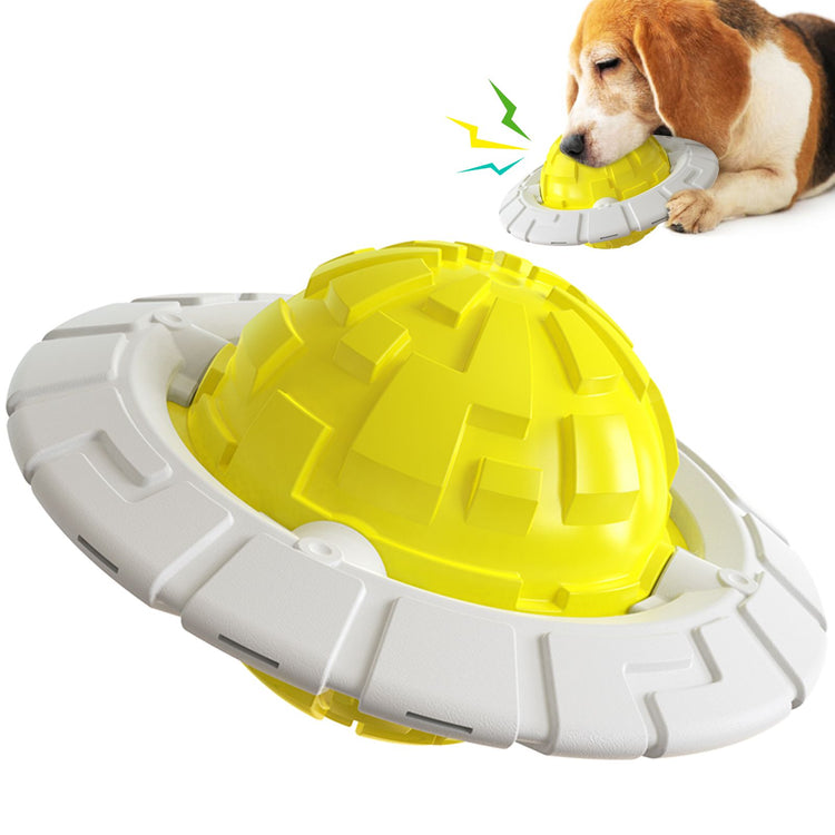 Squeaky dog molar chew toy for stress relief