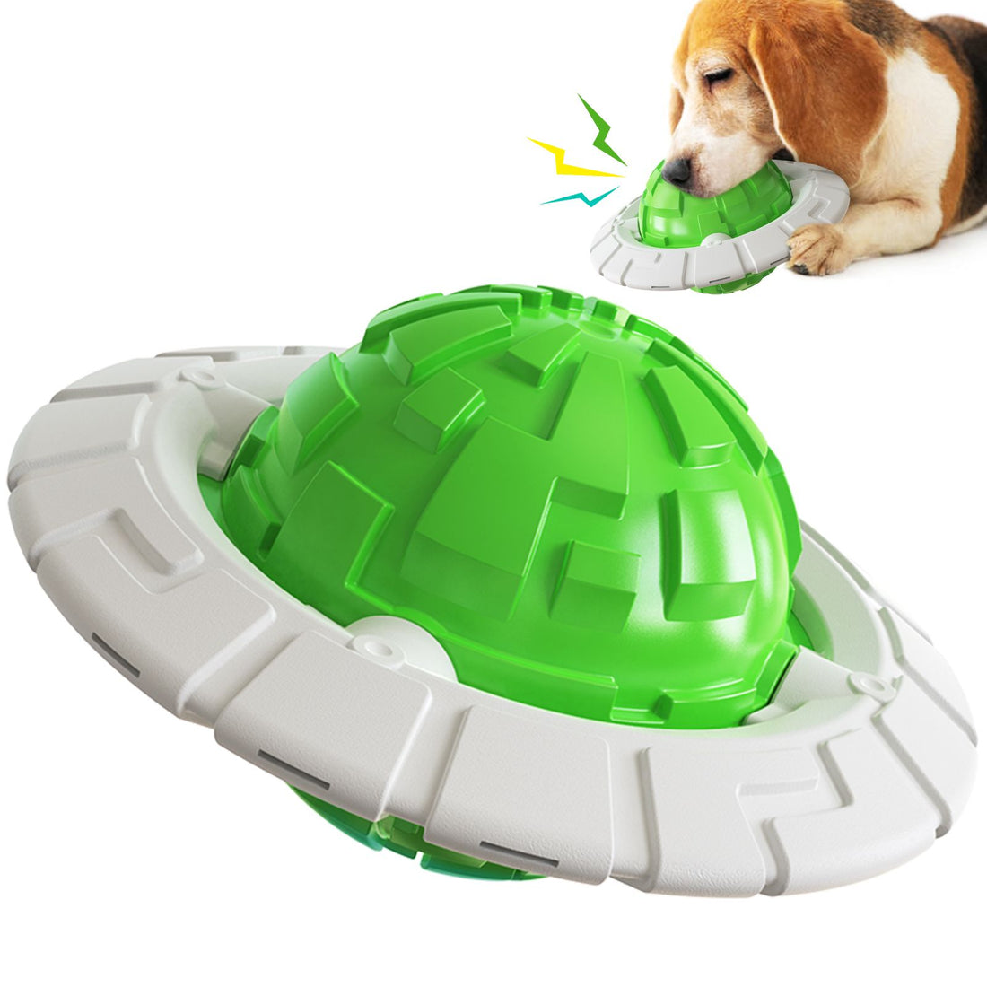 Squeaky chew toy ergonomic shape for easy grip