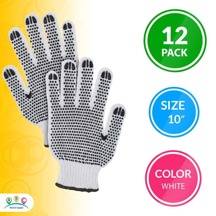 Double-Sided PVC Grip Work Gloves - product details